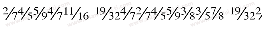 Luthon Southard Seri字体转换